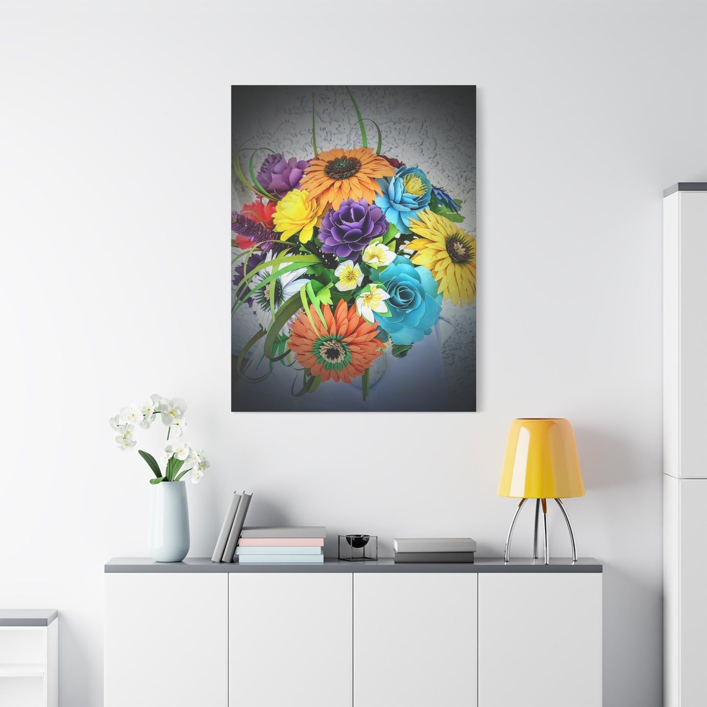Canvas Art Print - 57 Amazing Flowers