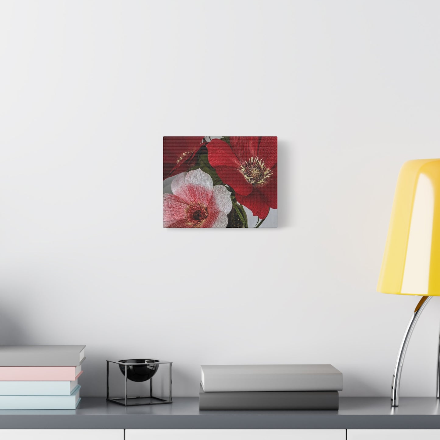 Canvas Print - Anemones in Red and Pink, Creativity at Its Best