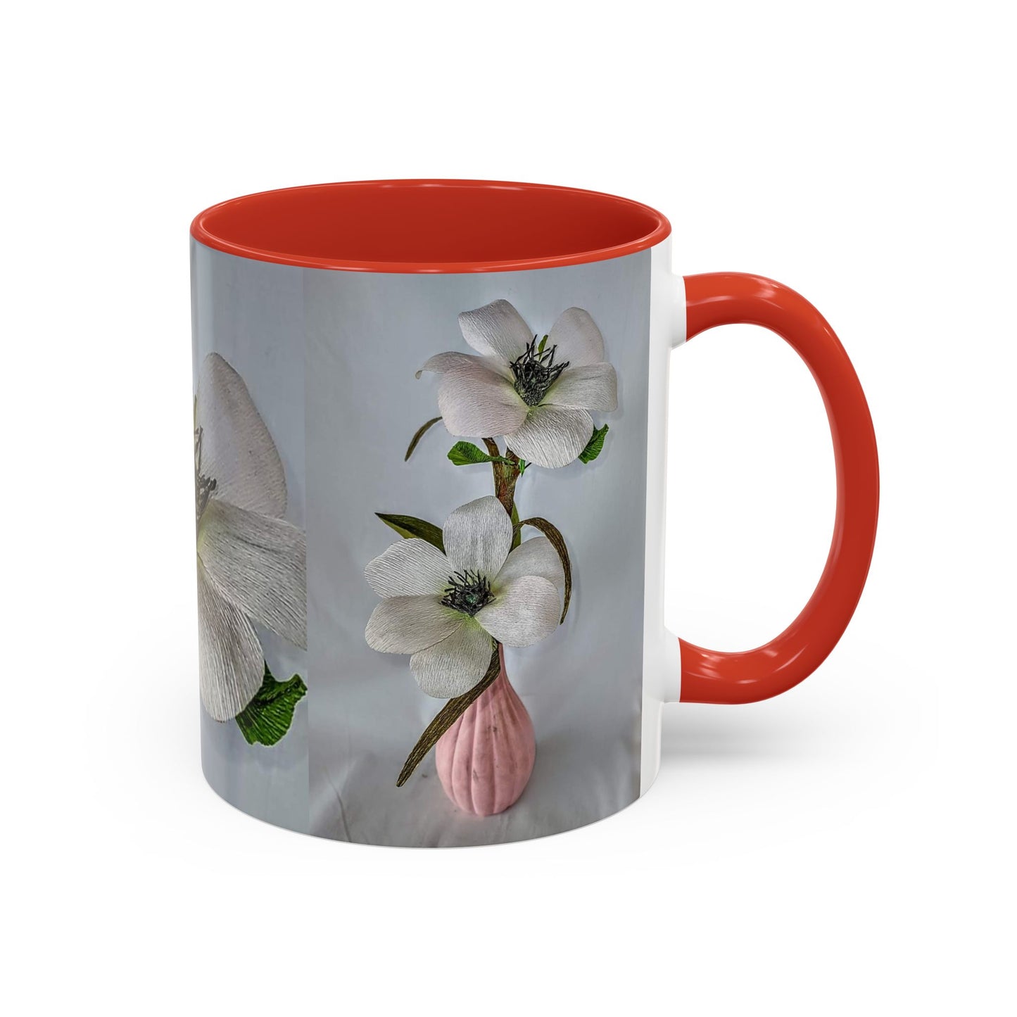 Coffee Mug Pinky Panther White Flower