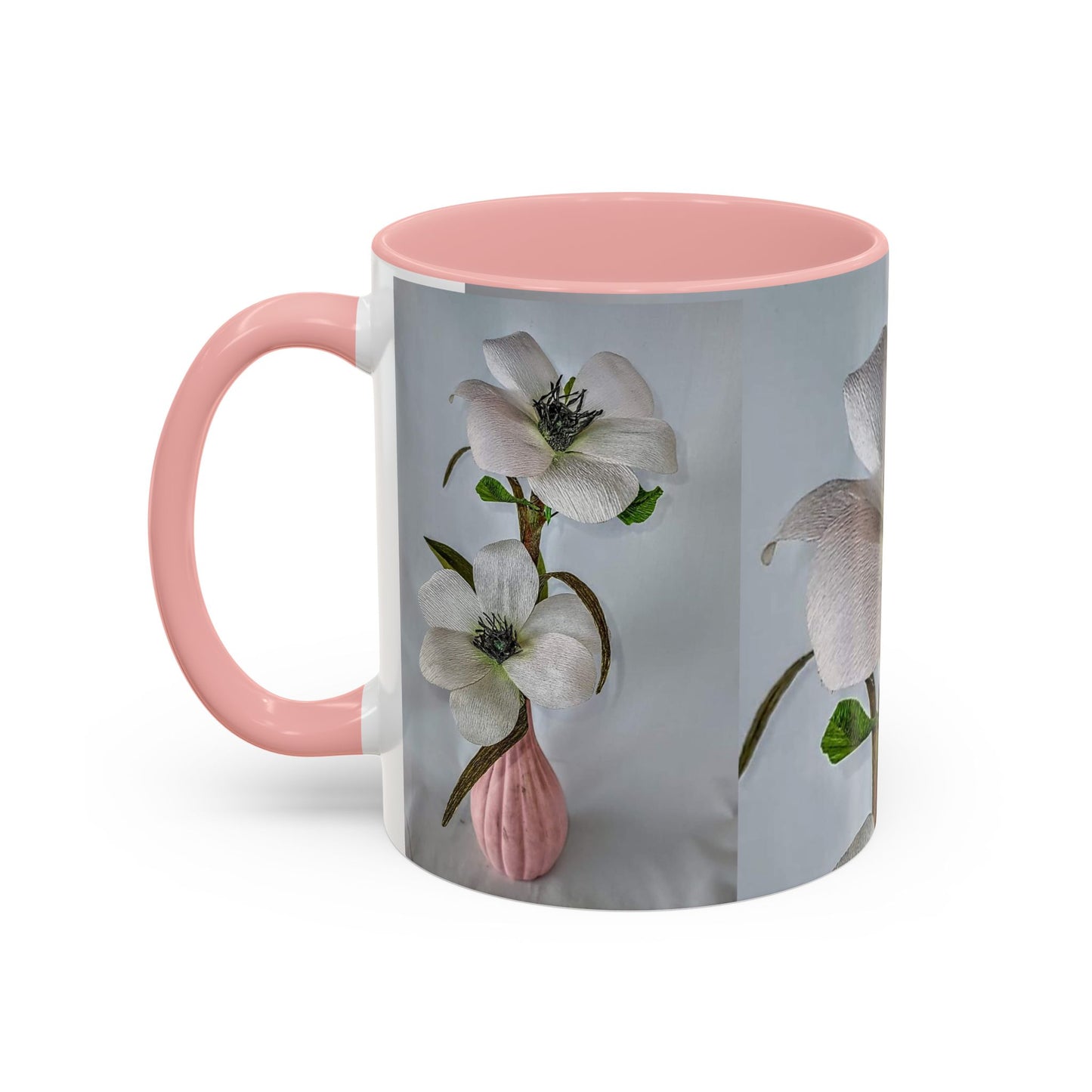 Coffee Mug Pinky Panther White Flower