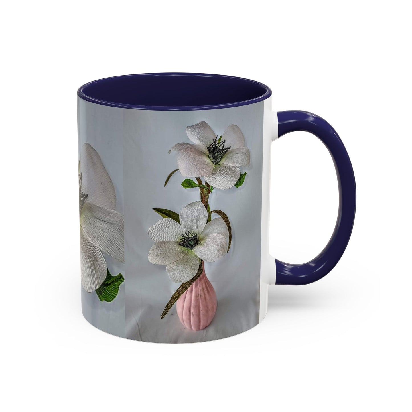 Coffee Mug Pinky Panther White Flower