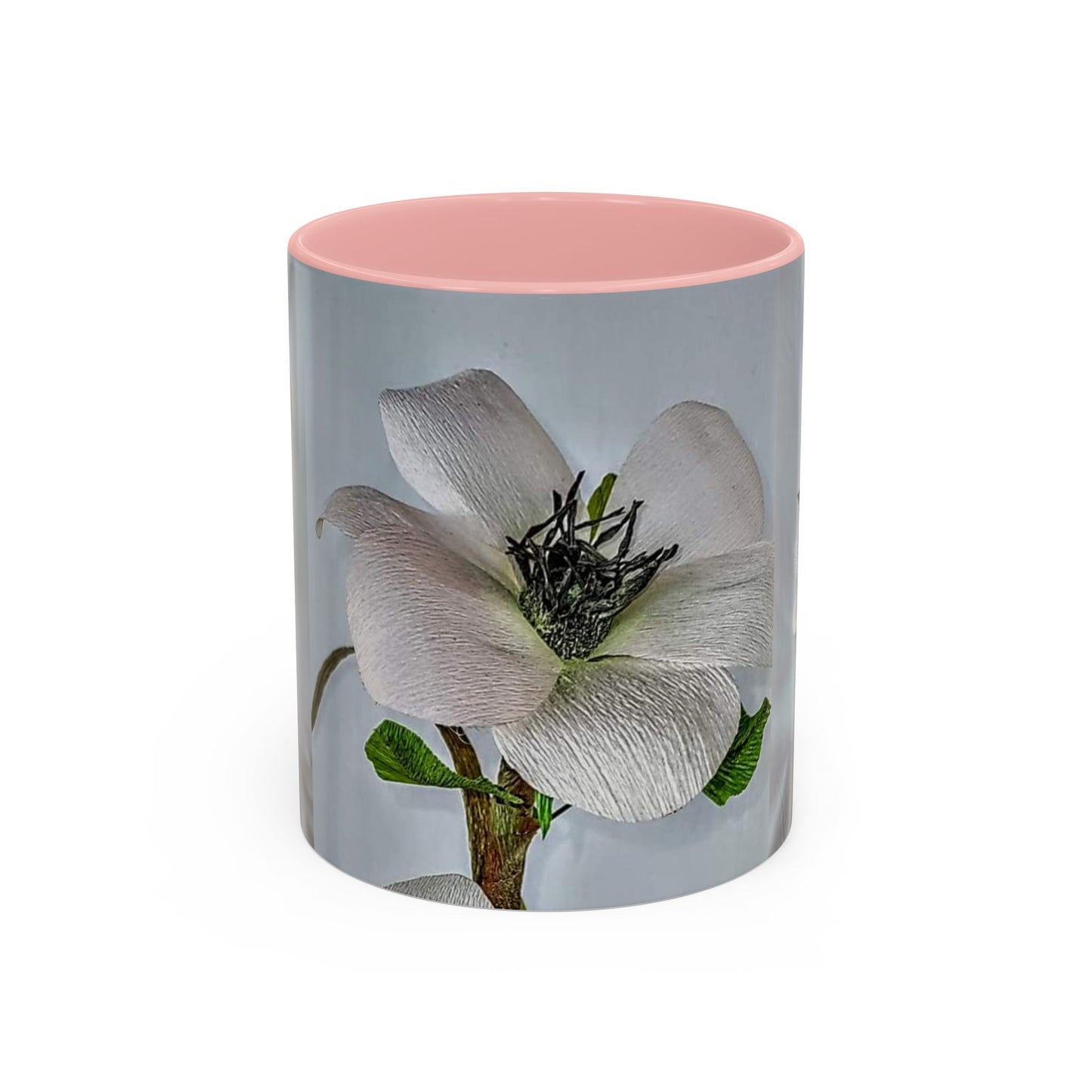 Coffee Mug Pinky Panther White Flower