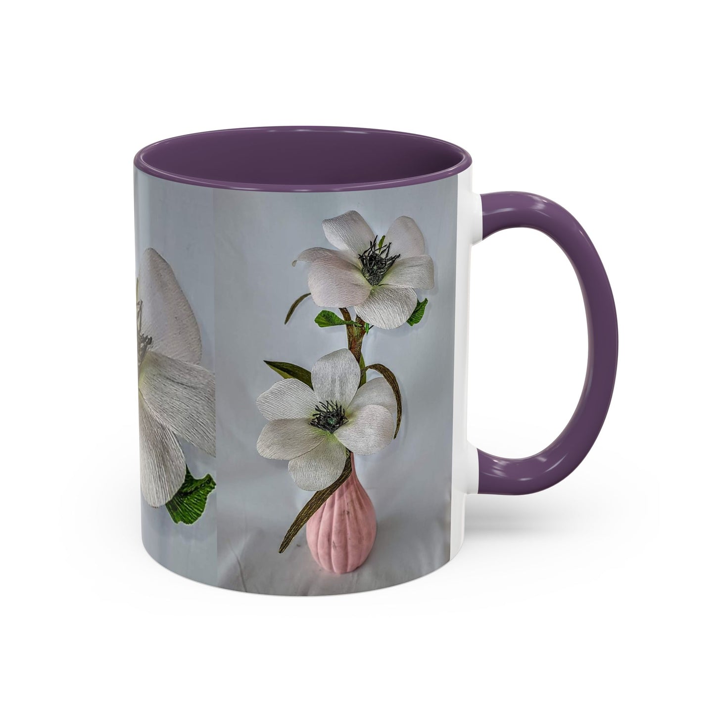 Coffee Mug Pinky Panther White Flower