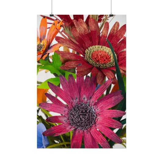 Poster Print - African Daisies, Color the World with Love of Artistic experience