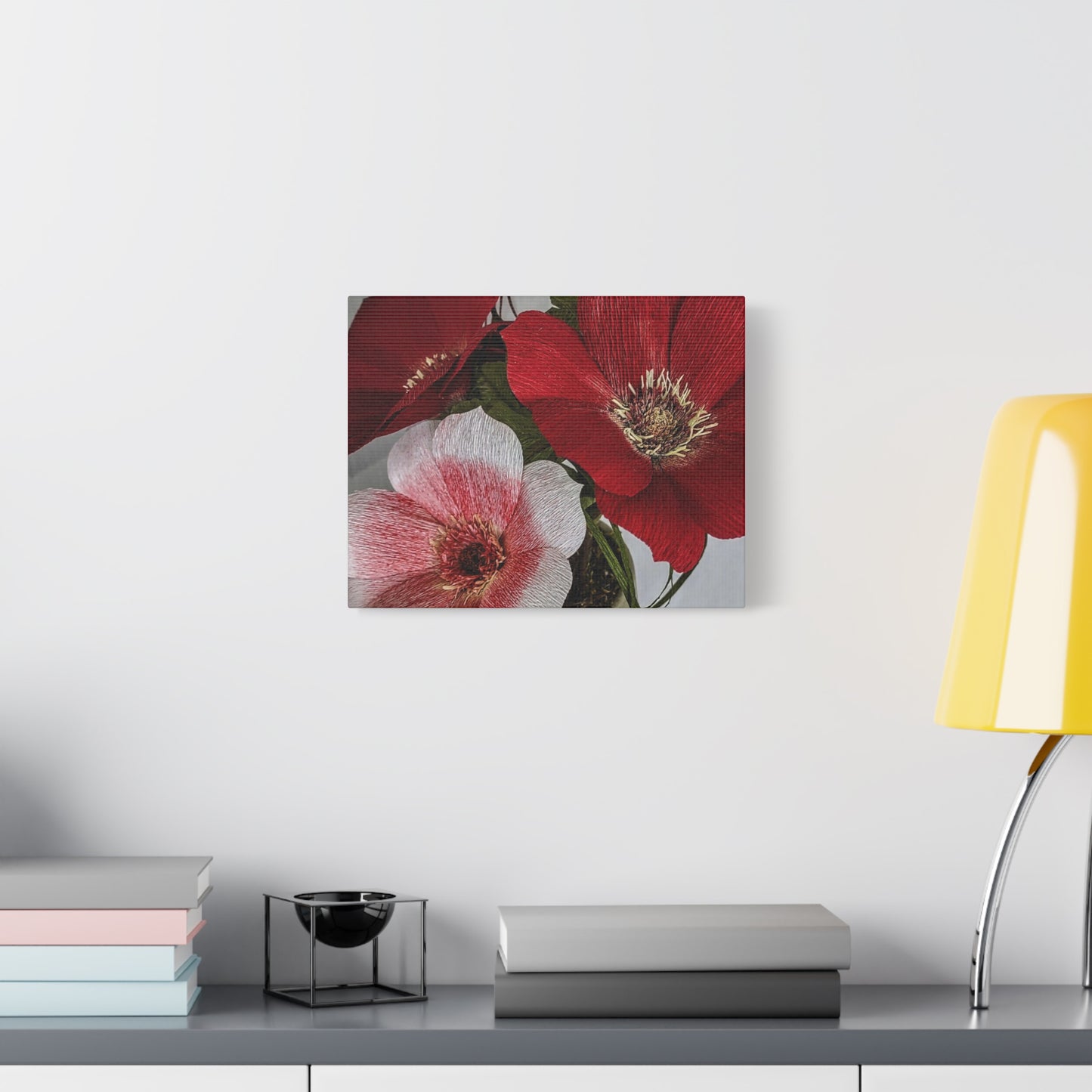 Canvas Print - Anemones in Red and Pink, Creativity at Its Best