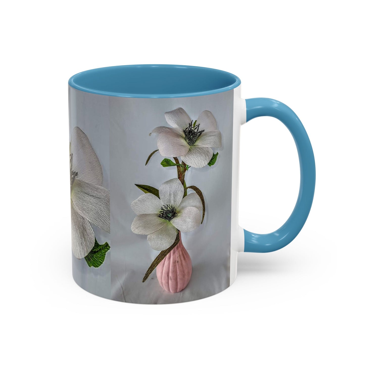Coffee Mug Pinky Panther White Flower
