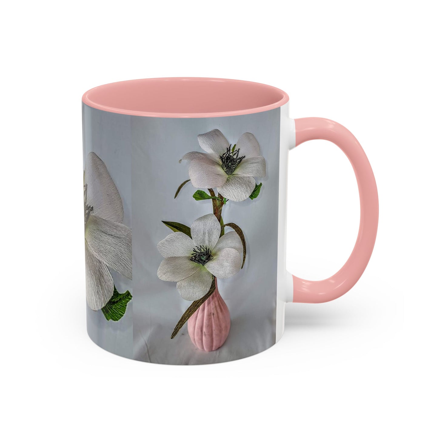 Coffee Mug Pinky Panther White Flower