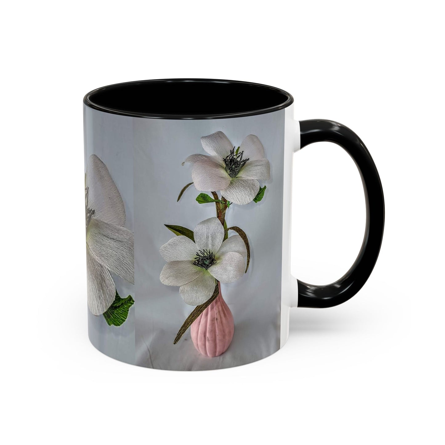 Coffee Mug Pinky Panther White Flower