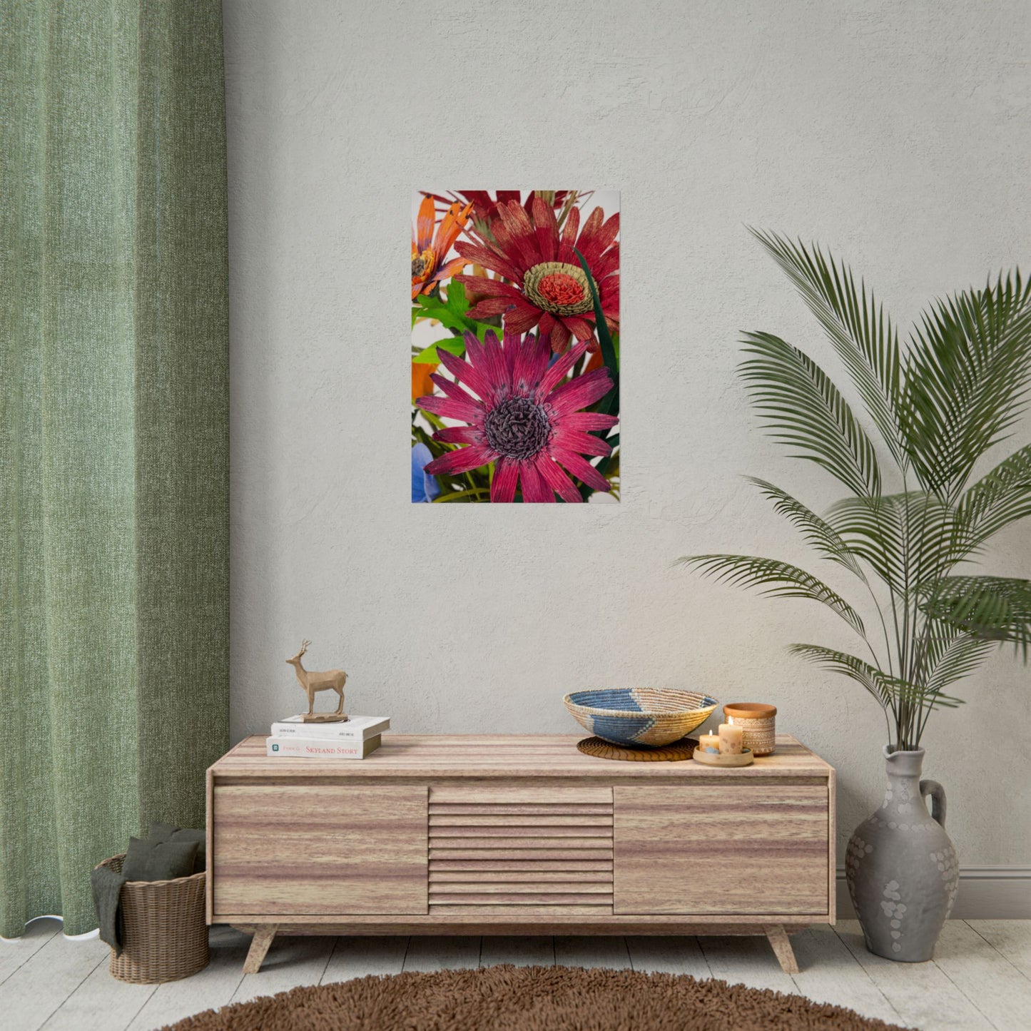 Poster Print - African Daisies, Color the World with Love of Artistic experience