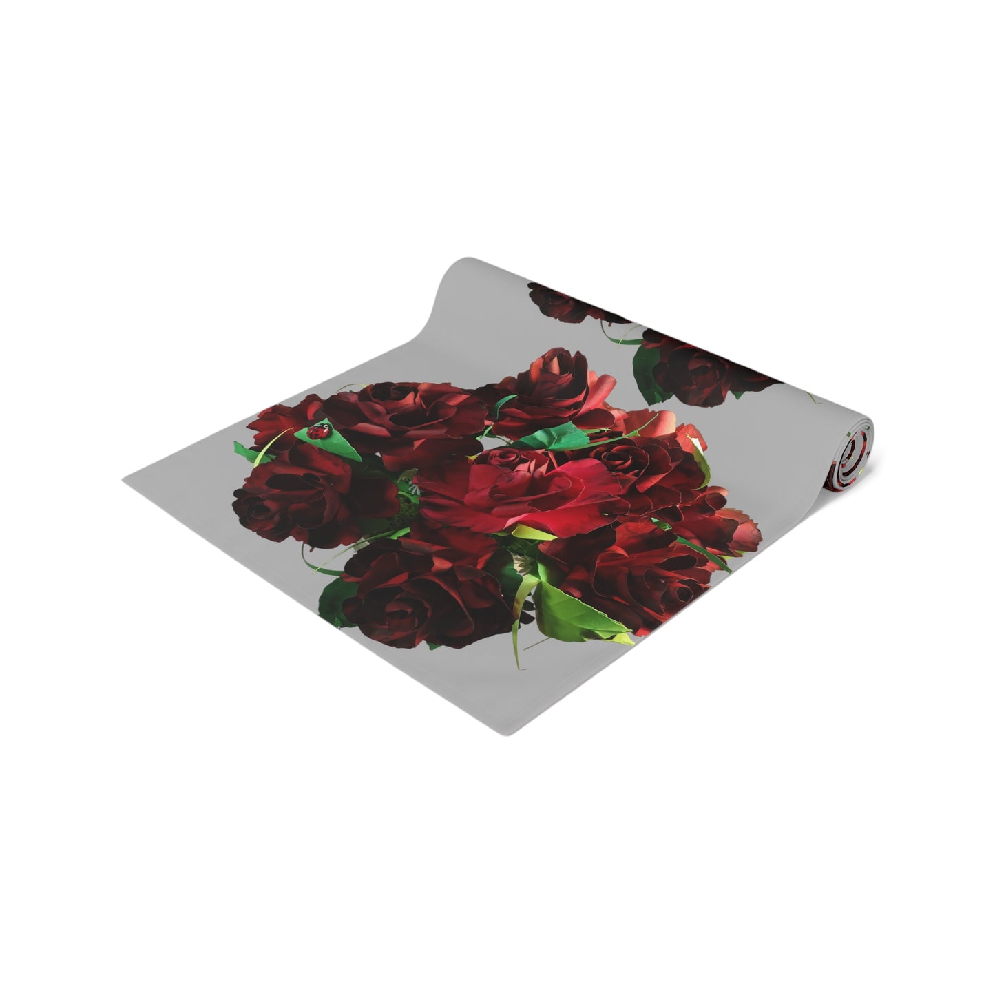Table Runner - Ruby Red Roses