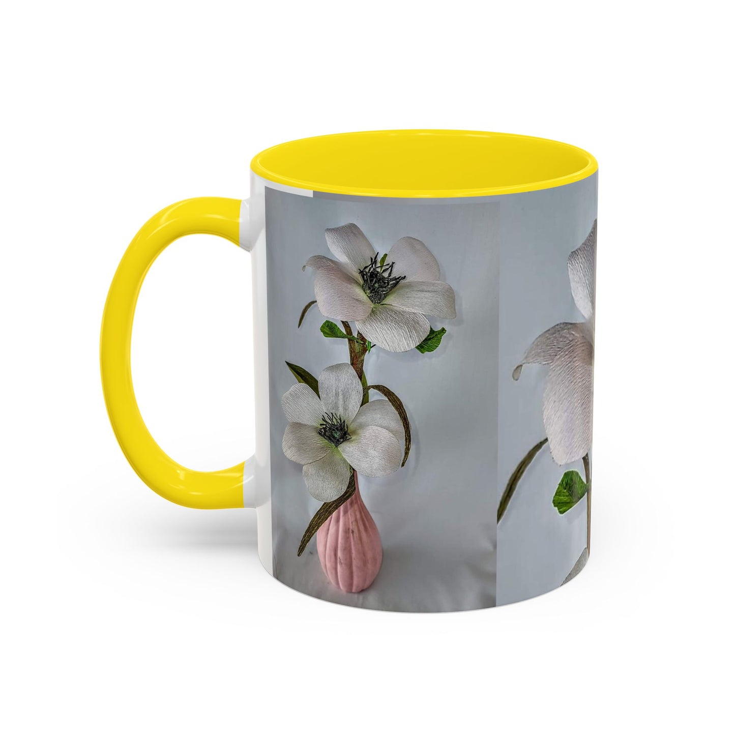 Coffee Mug Pinky Panther White Flower
