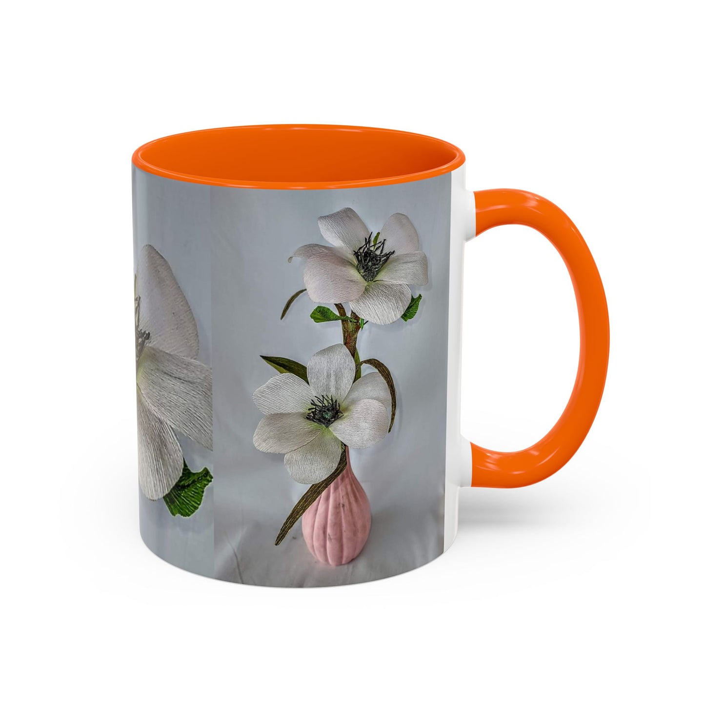 Coffee Mug Pinky Panther White Flower
