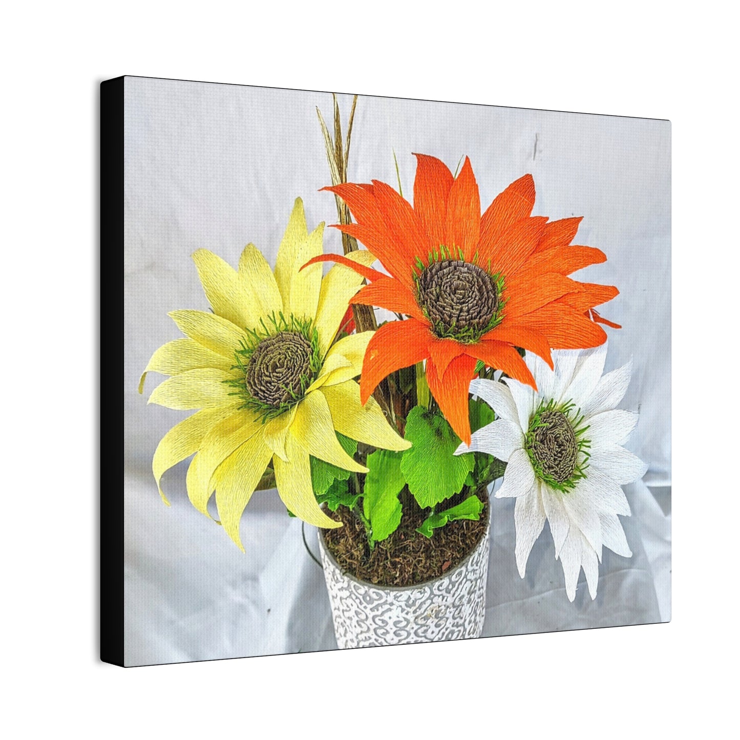 Canvas Stretched, Sunflowers