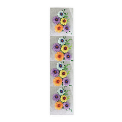 Table Runner (Cotton) - Daisies Unlimited, No Water Needed