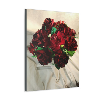 Canvas Wall Art - Ruby Red Roses