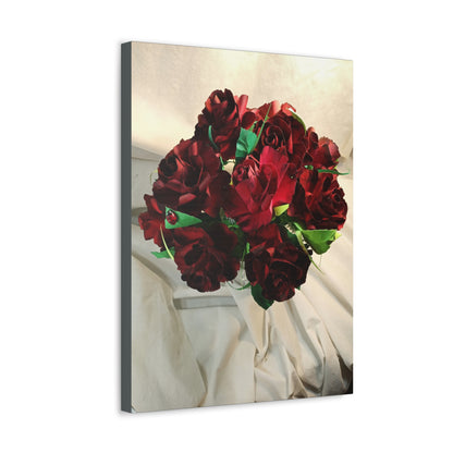 Canvas Wall Art - Ruby Red Roses