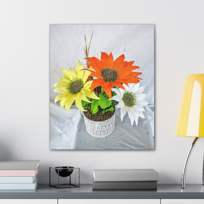 Canvas Stretched, Sunflowers