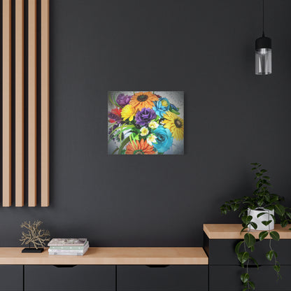 Canvas Art Print - 57 Amazing Flowers