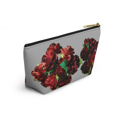 Ruby Red Roses Makeup Bag