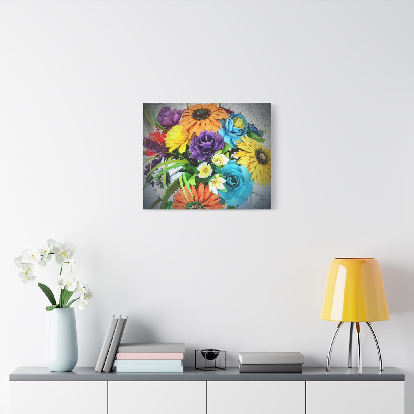 Canvas Art Print - 57 Amazing Flowers
