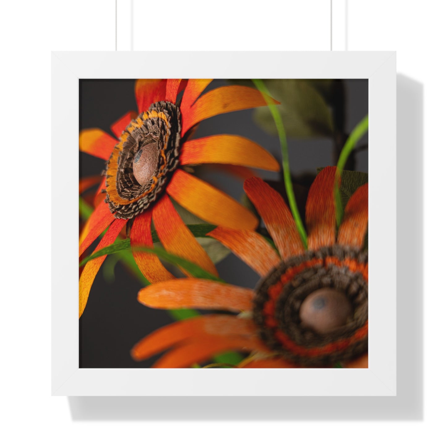 Poster Print - Mango Orange Black-Eyed Susans