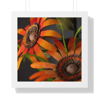 Poster Print - Mango Orange Black-Eyed Susans