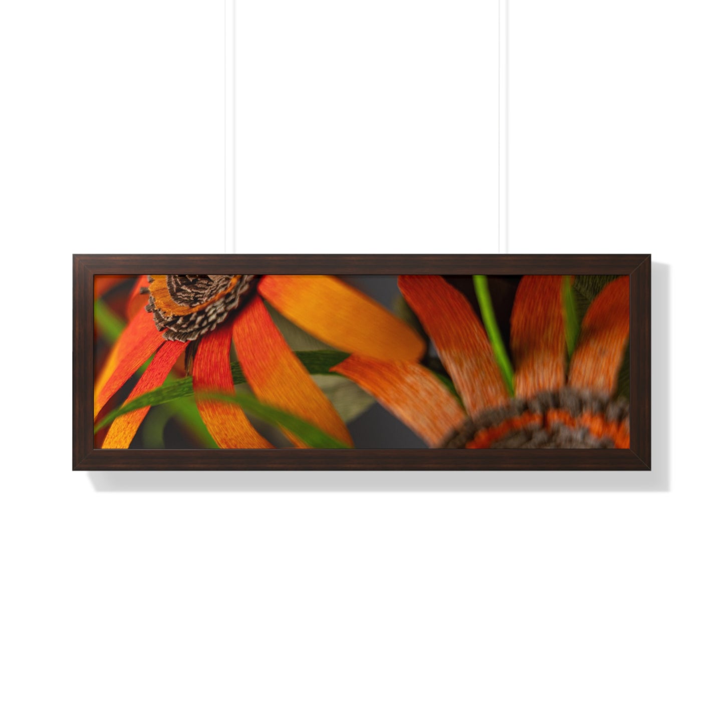 Poster Print - Mango Orange Black-Eyed Susans