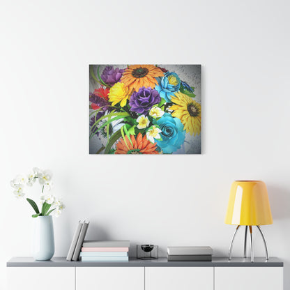 Canvas Art Print - 57 Amazing Flowers