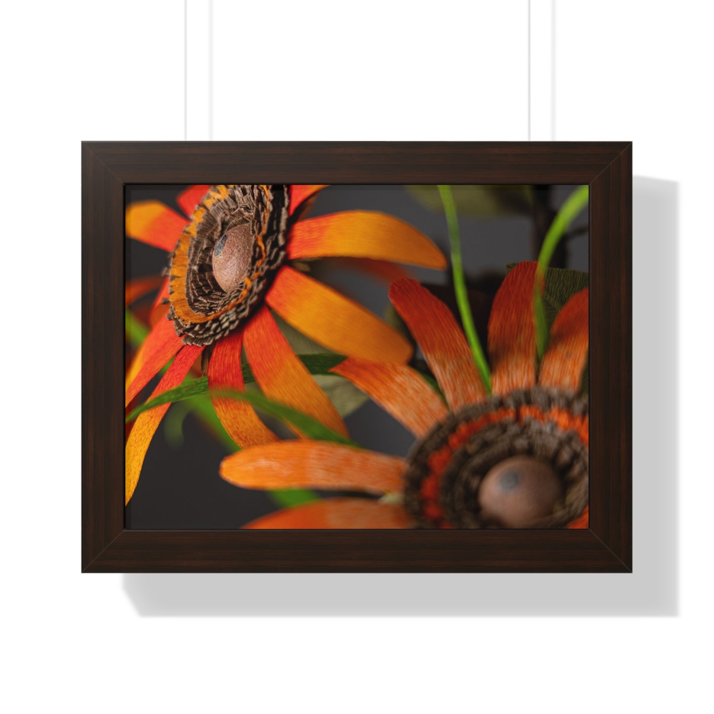 Poster Print - Mango Orange Black-Eyed Susans