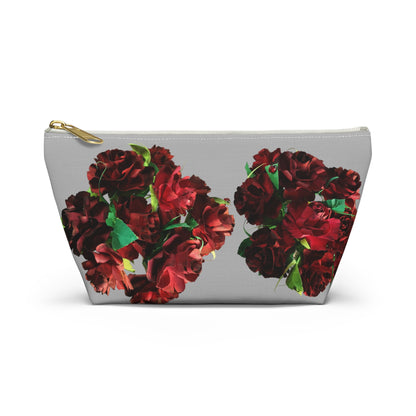 Ruby Red Roses Makeup Bag