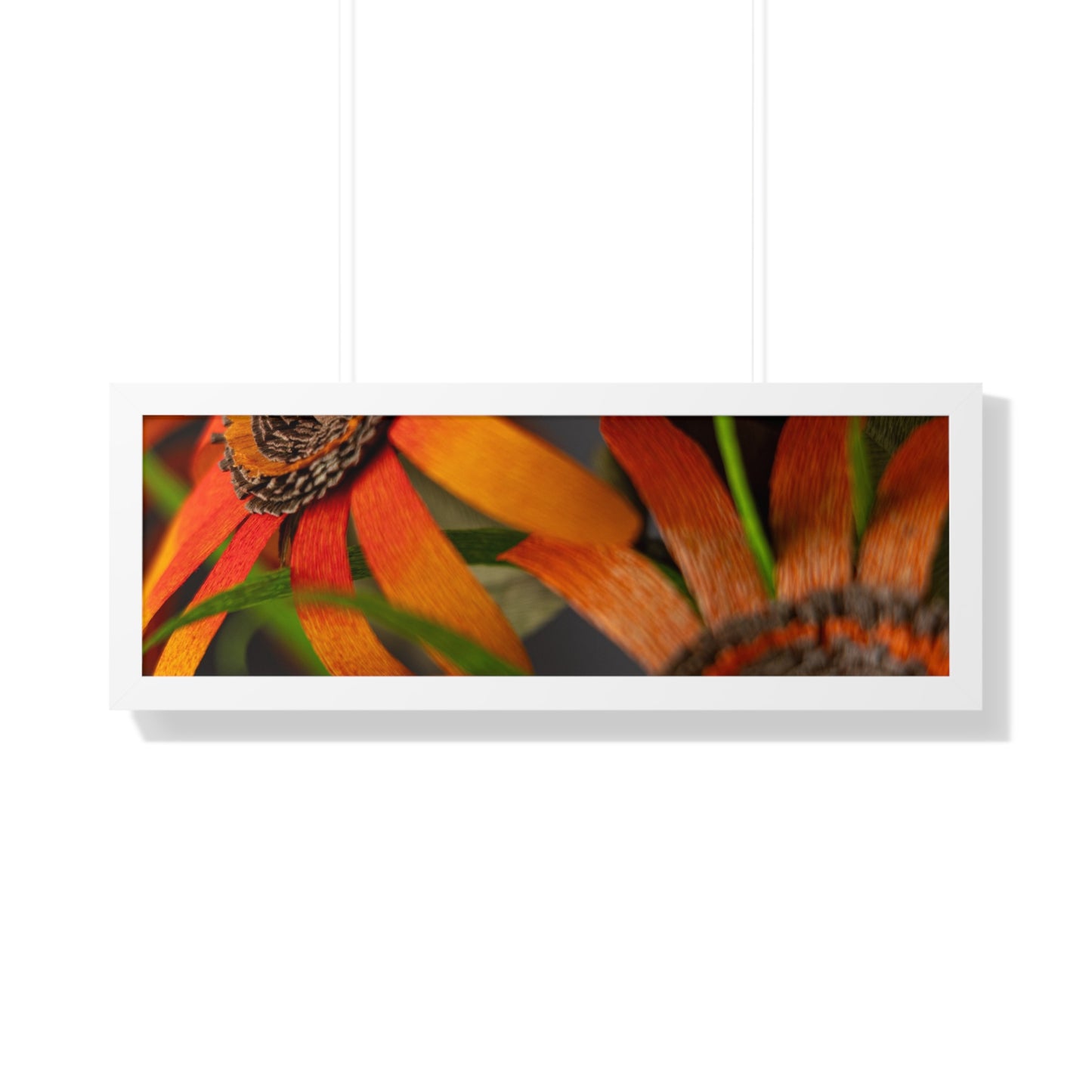 Poster Print - Mango Orange Black-Eyed Susans