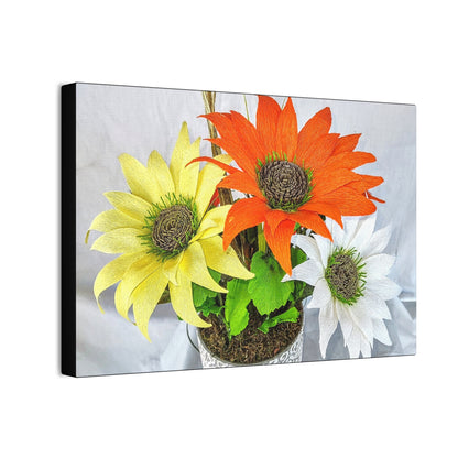 Canvas Stretched, Sunflowers