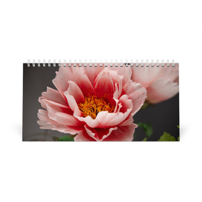 Desk Calendar - 12 month Calendar of Floral Arrangements Designed by tmax Designs 24