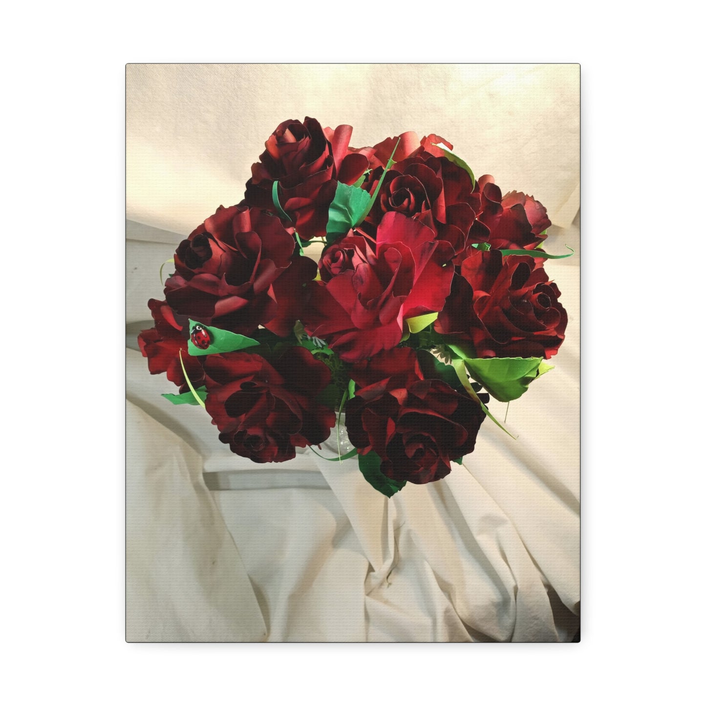 Canvas Wall Art - Ruby Red Roses