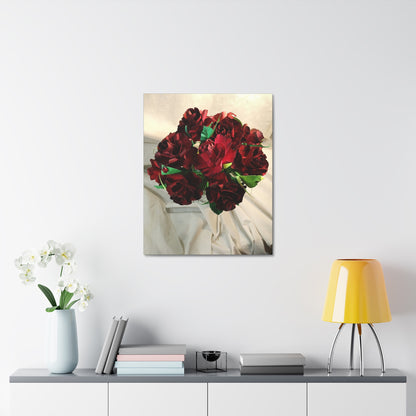 Canvas Wall Art - Ruby Red Roses