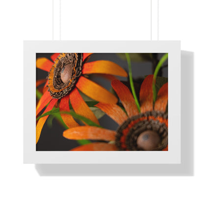 Poster Print - Mango Orange Black-Eyed Susans