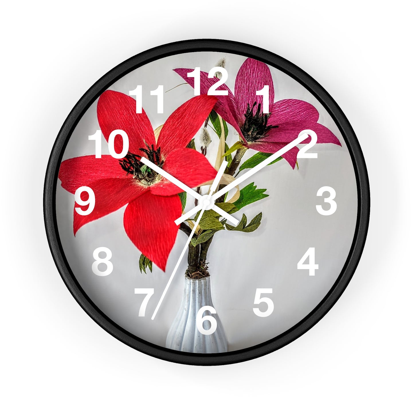 Beautiful Floral Wall Clock