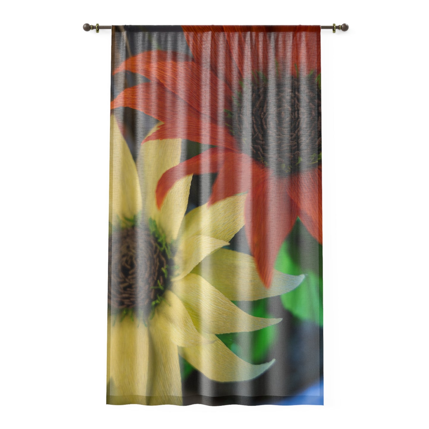 Sunflower Curtain Full of Color