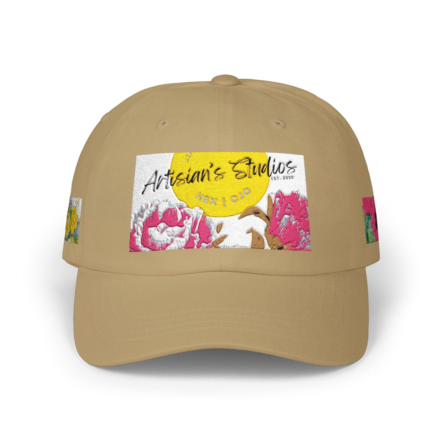 Classic Dad Cap — Sunshine Floral Logo Hat