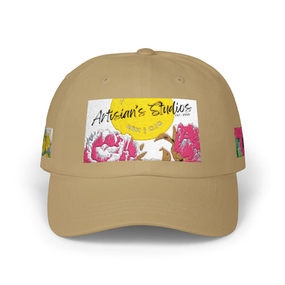 Classic Dad Cap — Sunshine Floral Logo Hat