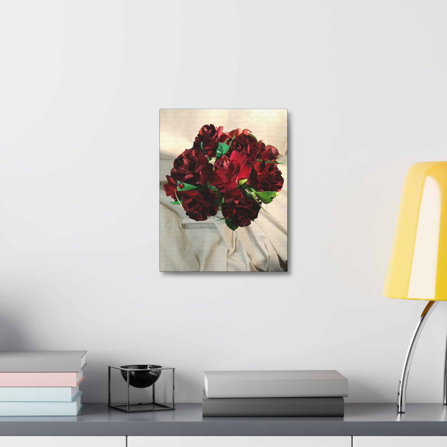 Canvas Wall Art - Ruby Red Roses