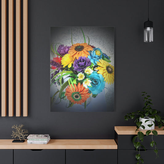 Canvas Art Print - 57 Amazing Flowers