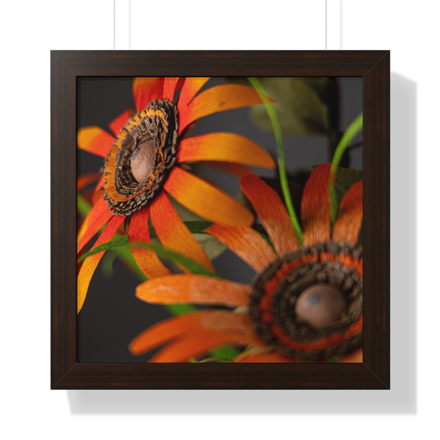 Poster Print - Mango Orange Black-Eyed Susans