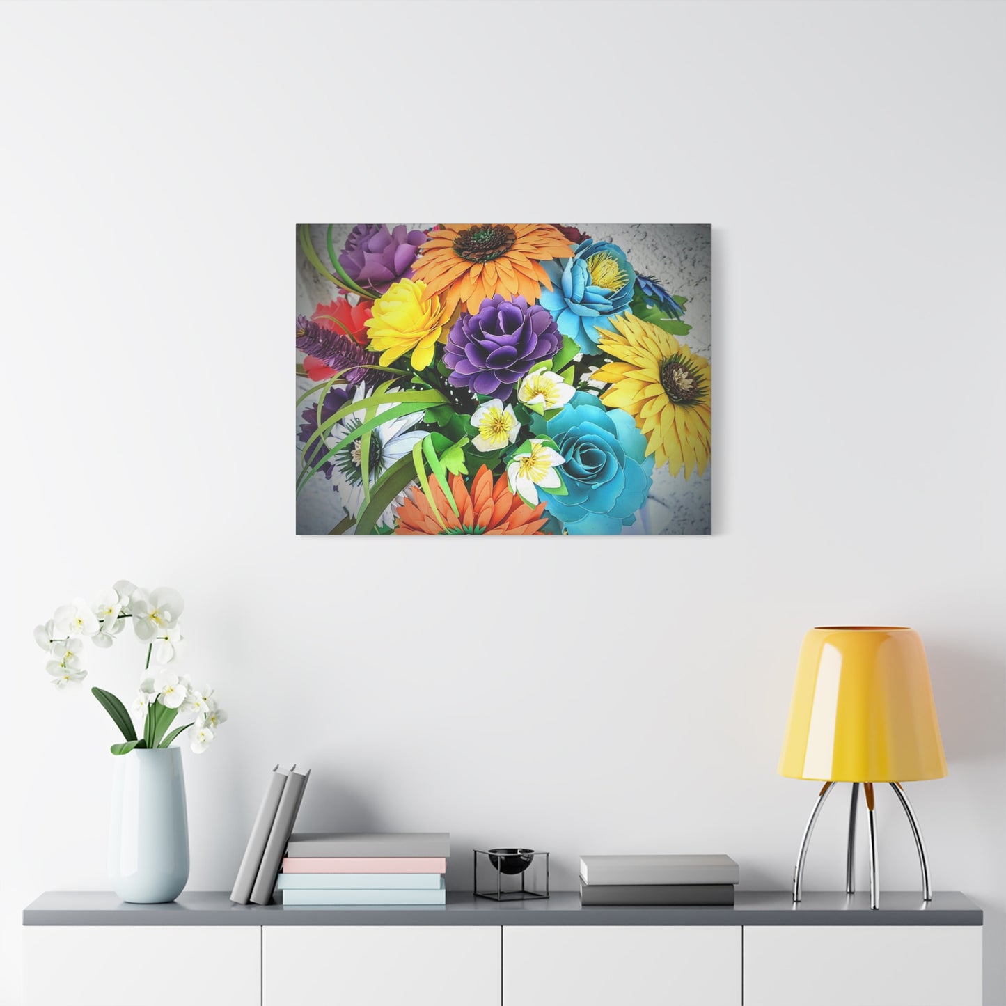 Canvas Art Print - 57 Amazing Flowers