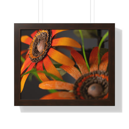 Poster Print - Mango Orange Black-Eyed Susans