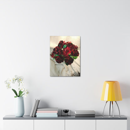 Canvas Wall Art - Ruby Red Roses