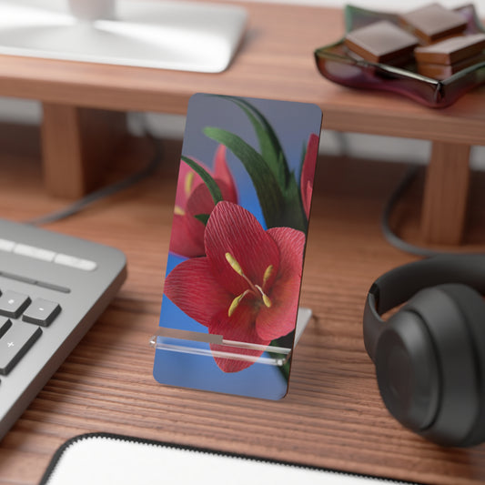 Phone Stand with Plumeria Design