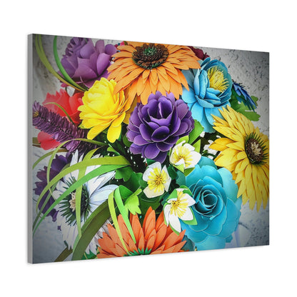 Canvas Art Print - 57 Amazing Flowers