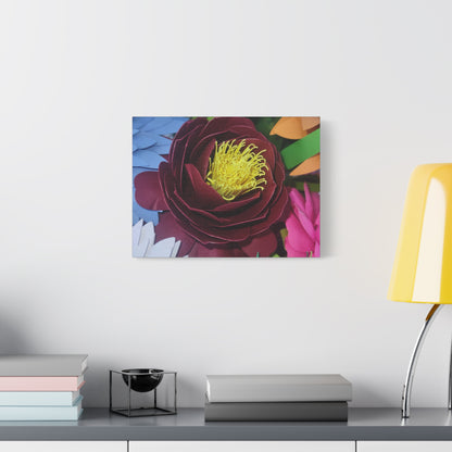 Canvas Print - Natural Whimsy and Full Sized Blossoms, Freshness of Spring Indoors
