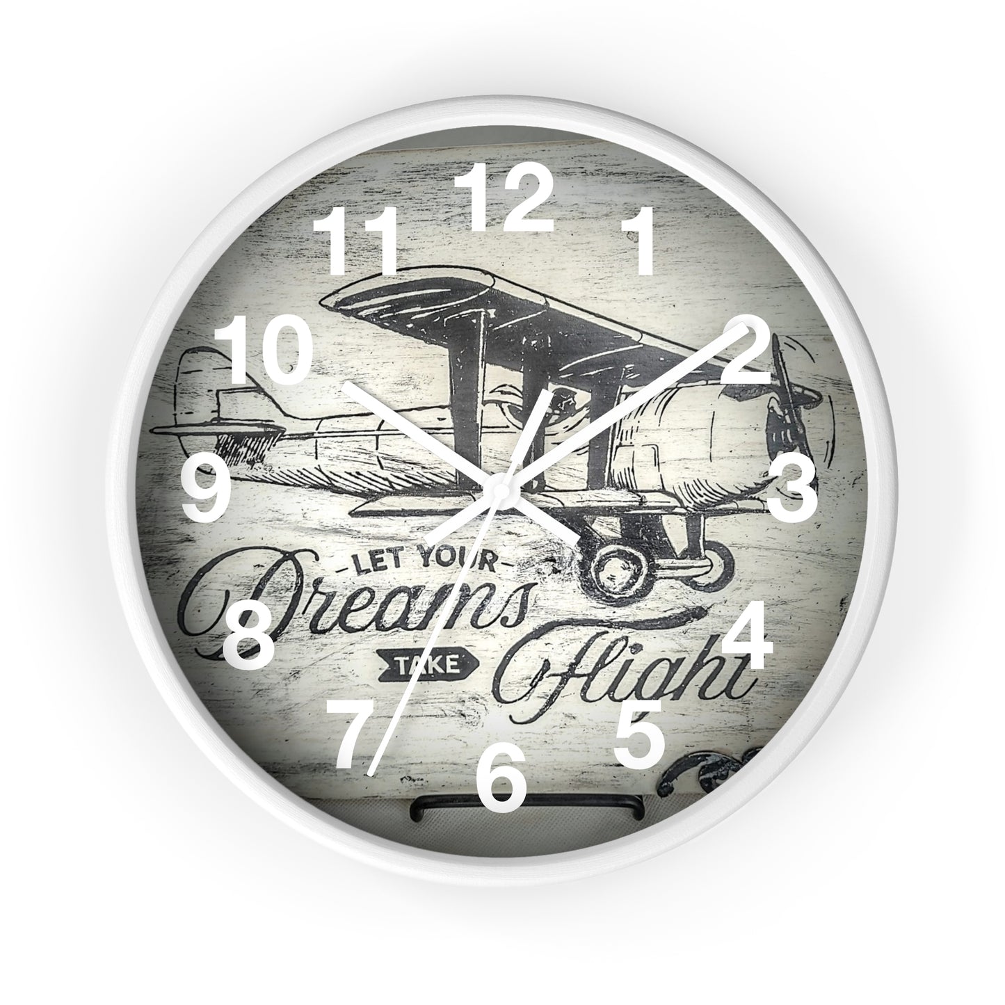 The Plane takes off on time Wall Clock